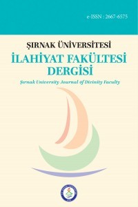 Şırnak University Journal of Divinity Faculty