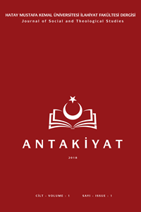 Antakiyat/Hatay Mustafa Kemal Üniversitesi İlahiyat Fakültesi Dergisi