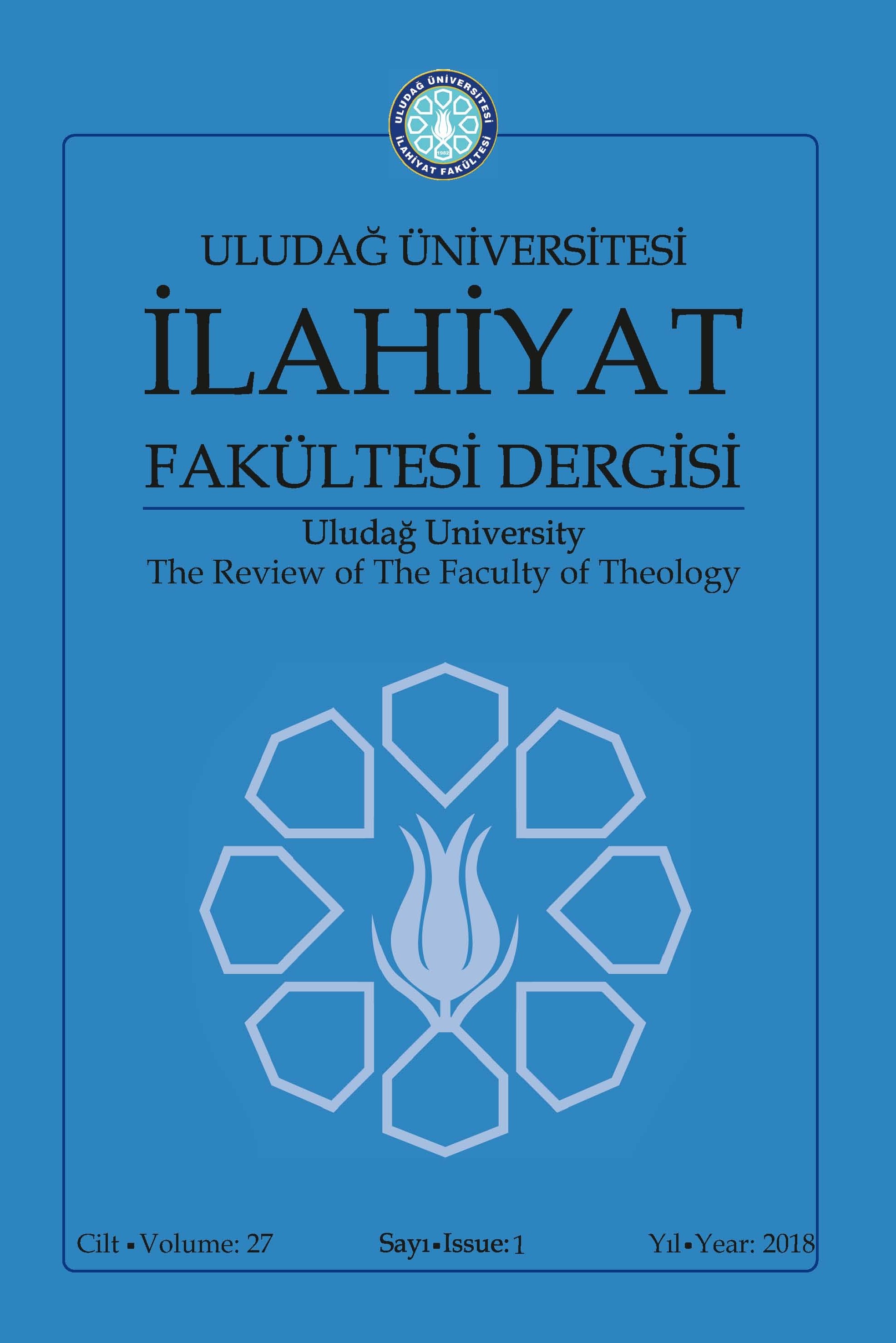 Uludağ Üniversitesi İlahiyat Fakültesi Dergisi
