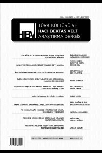 Türk Kültürü ve Hacı Bektaş Veli Araştırma Dergisi
